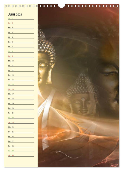 Buddha (CALVENDO Wandkalender 2024)