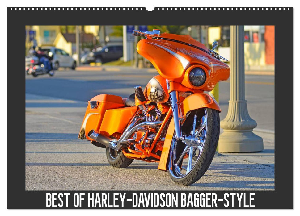 BEST OF HARLEY-DAVIDSON BAGGER-STYLE (CALVENDO Wandkalender 2024)