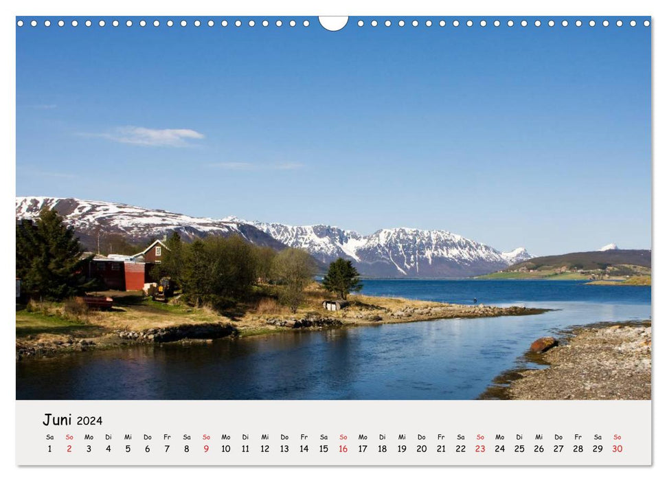 Auf dem Weg zum Nordkap (CALVENDO Wandkalender 2024)