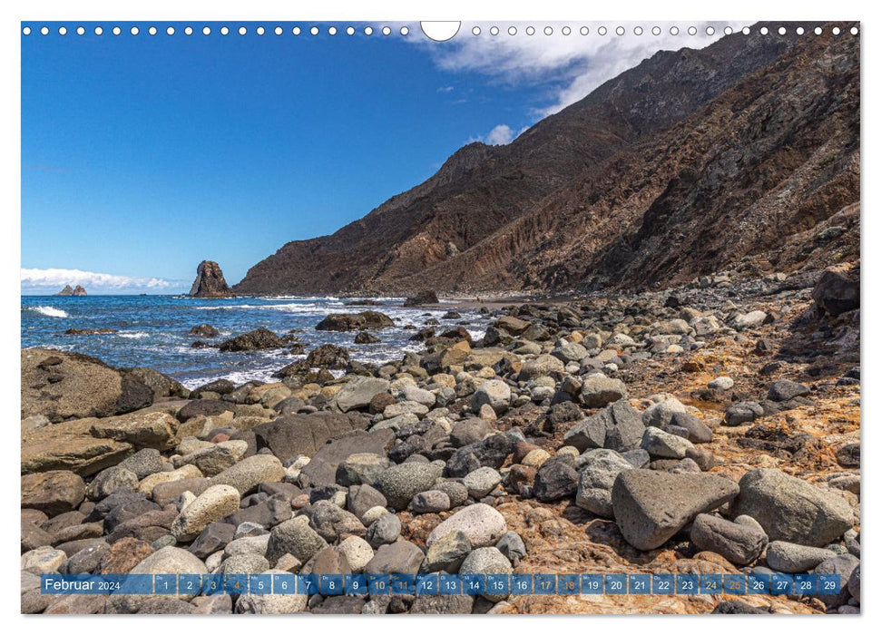 Tenerife - île volcanique au large de l'Afrique (calendrier mural CALVENDO 2024) 