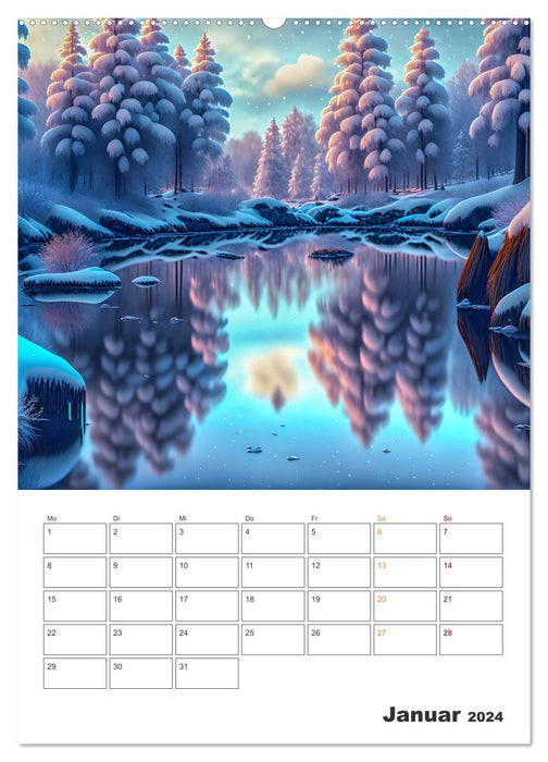 Märchenhafte Bäume (CALVENDO Premium Wandkalender 2024)