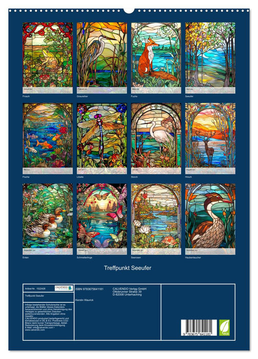 Treffpunkt Seeufer (CALVENDO Premium Wandkalender 2024)