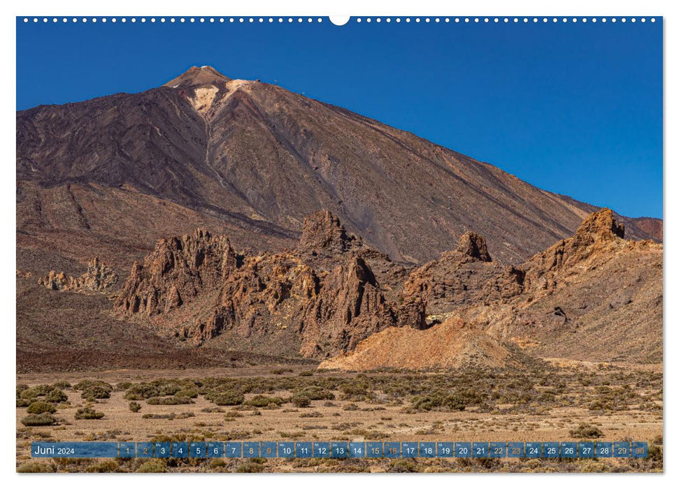 Tenerife - île volcanique au large de l'Afrique (calendrier mural CALVENDO 2024) 