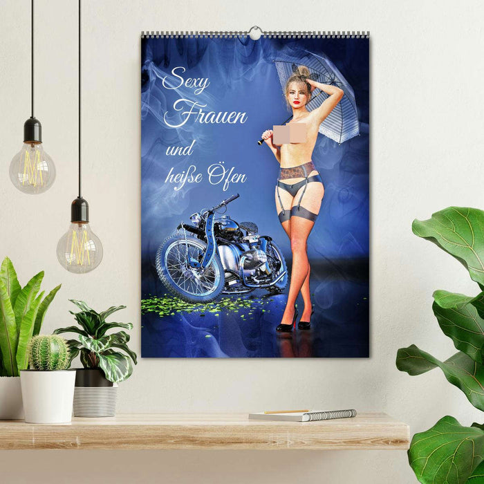 Sexy Frauen und heiße Öfen (CALVENDO Wandkalender 2024)