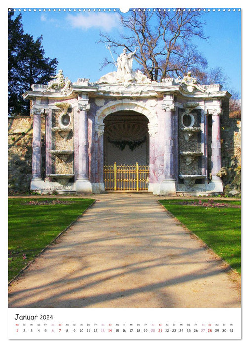 Der Park Sanssouci - ein Traum (CALVENDO Premium Wandkalender 2024)