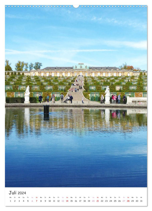 Der Park Sanssouci - ein Traum (CALVENDO Premium Wandkalender 2024)