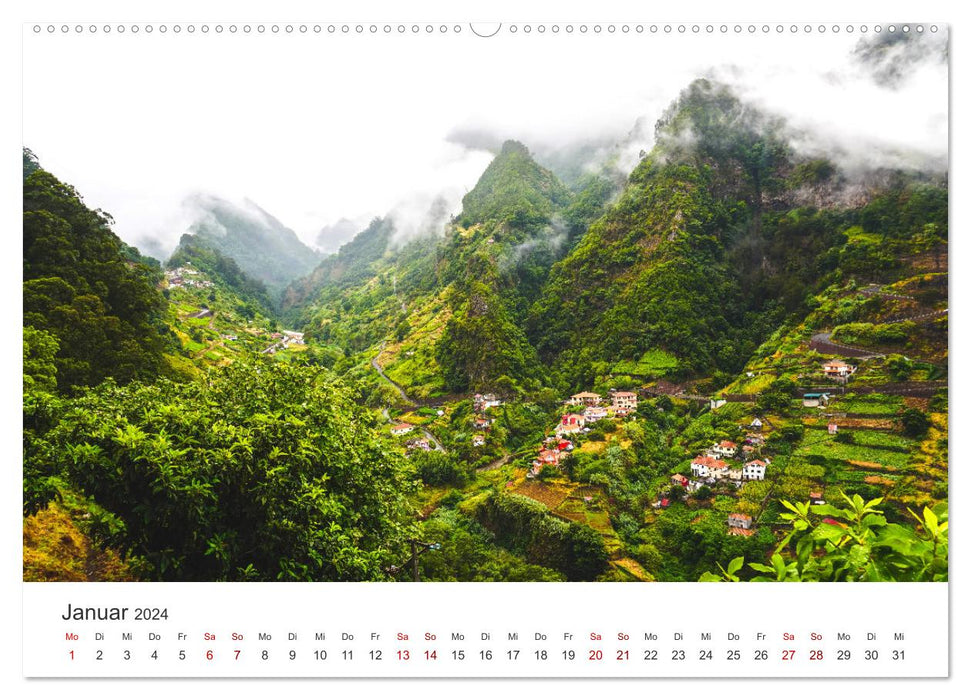 Madeira - Die Blumeninsel im Atlantik. (CALVENDO Premium Wandkalender 2024)
