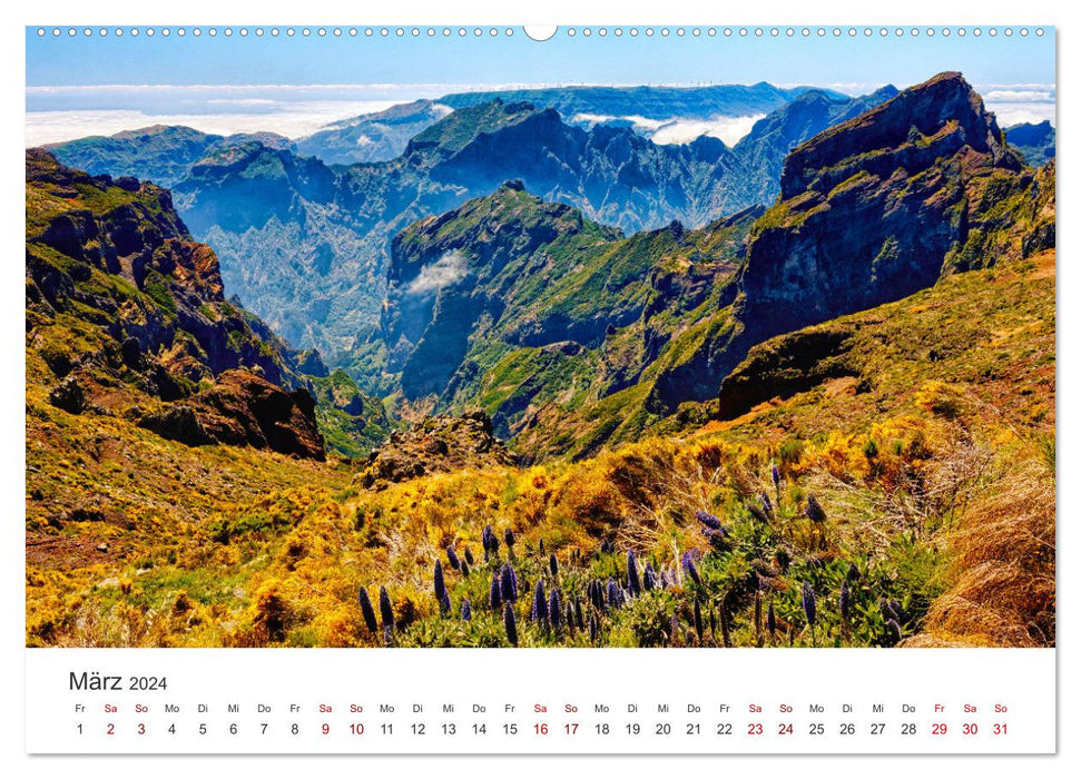 Madeira - Die Blumeninsel im Atlantik. (CALVENDO Premium Wandkalender 2024)