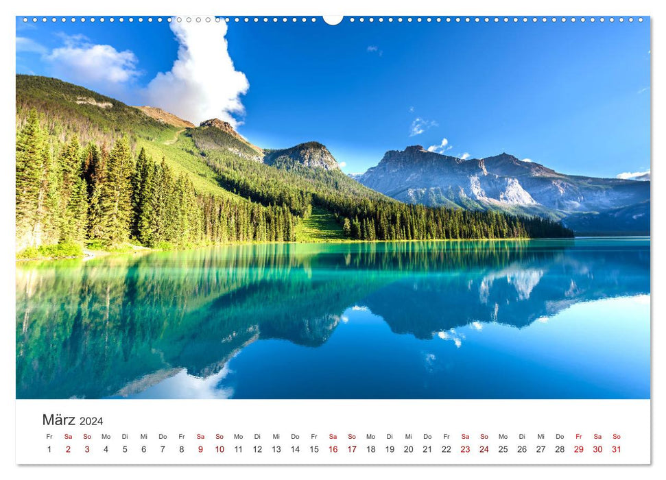 British Columbia - Faszination Kanada (CALVENDO Premium Wandkalender 2024)