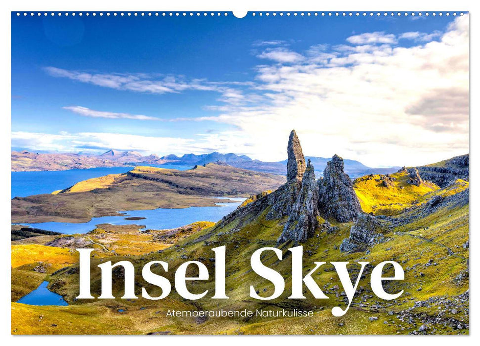 Insel Skye - Atemberaubende Naturkulisse (CALVENDO Wandkalender 2024)