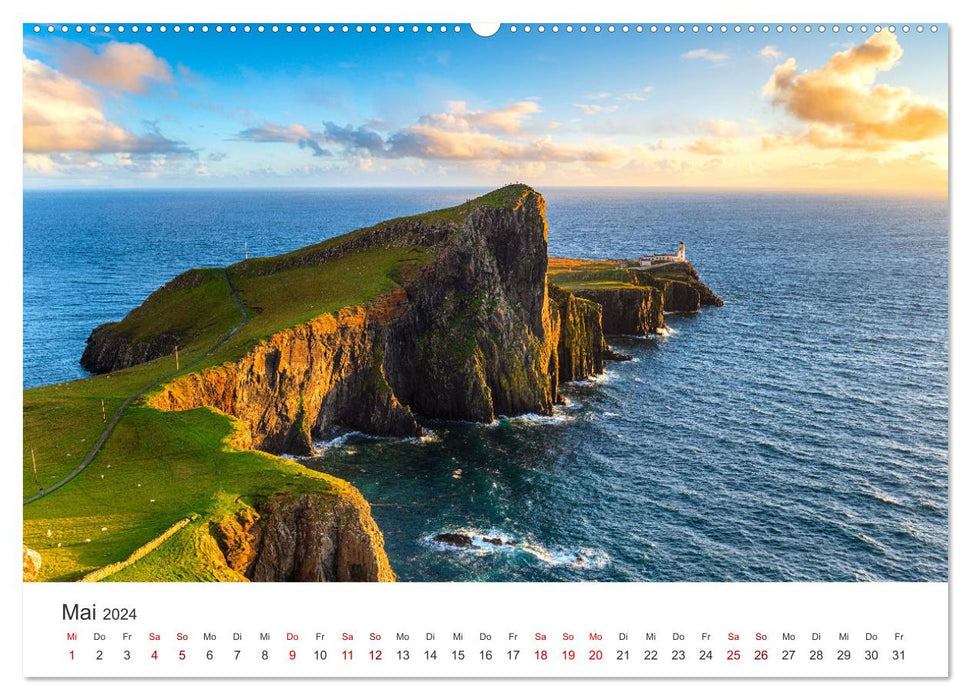 Insel Skye - Atemberaubende Naturkulisse (CALVENDO Wandkalender 2024)