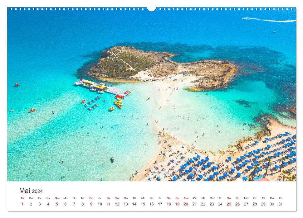 Die Sonneninsel Zypern (CALVENDO Premium Wandkalender 2024)