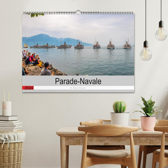 Parade-Navale in Montreux (CALVENDO Wandkalender 2024)
