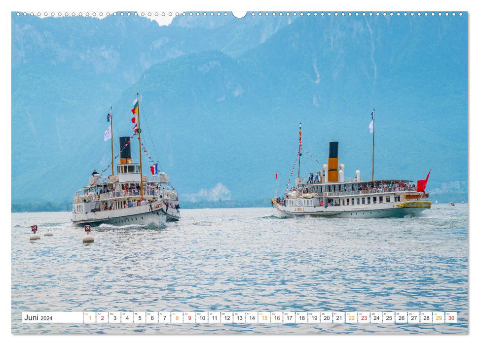 Parade-Navale in Montreux (CALVENDO Wandkalender 2024)