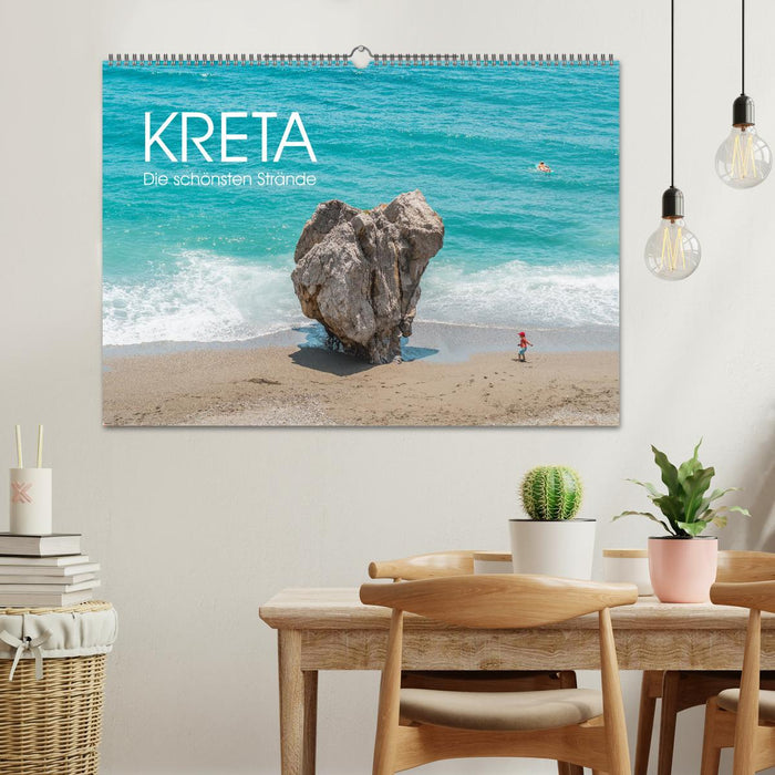 Kreta - Die schönsten Strände (CALVENDO Wandkalender 2024)