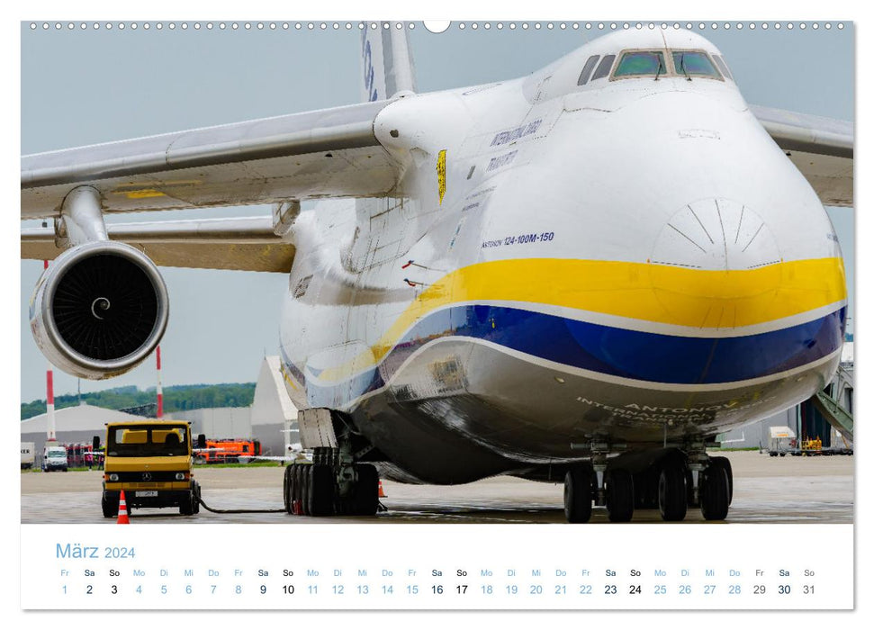 Antonov Airlines, Transportflugzeuge der Superlative (CALVENDO Wandkalender 2024)
