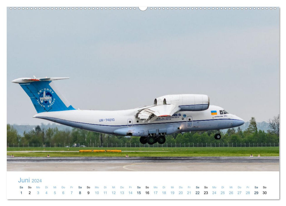 Antonov Airlines, Transportflugzeuge der Superlative (CALVENDO Wandkalender 2024)
