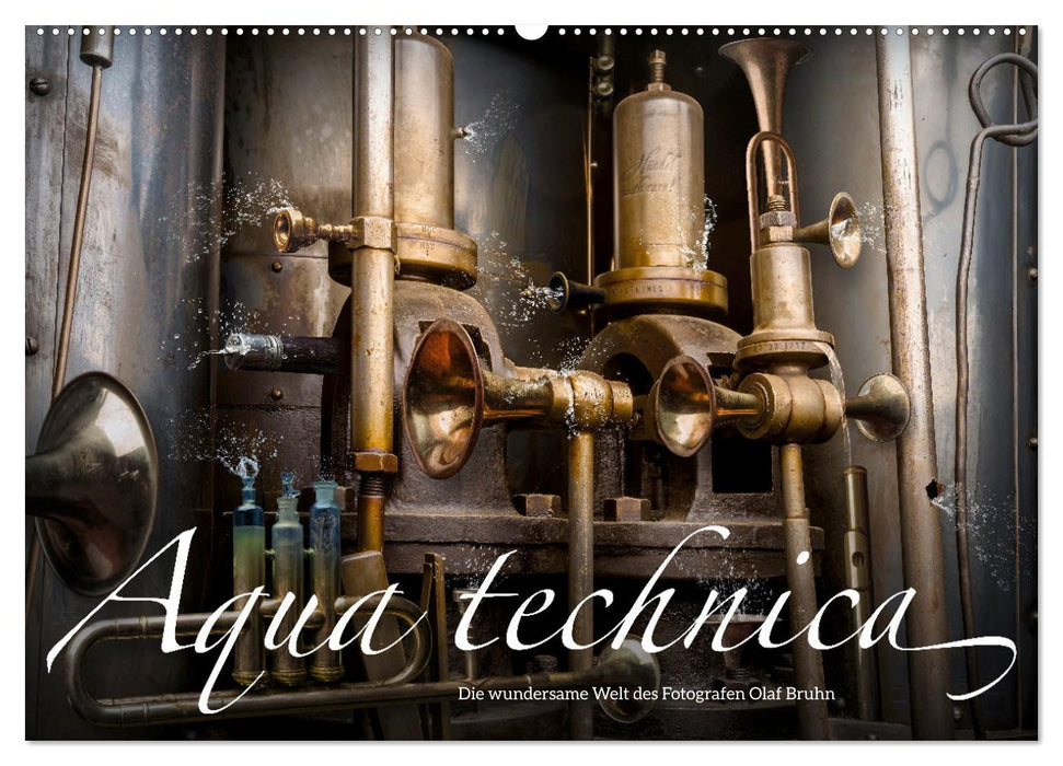 Aqua technica - Le monde merveilleux du photographe Olaf Bruhn (Calendrier mural CALVENDO 2024) 