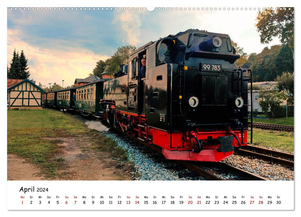 Rügen's "Racing Roland" (CALVENDO Premium Wall Calendar 2024) 