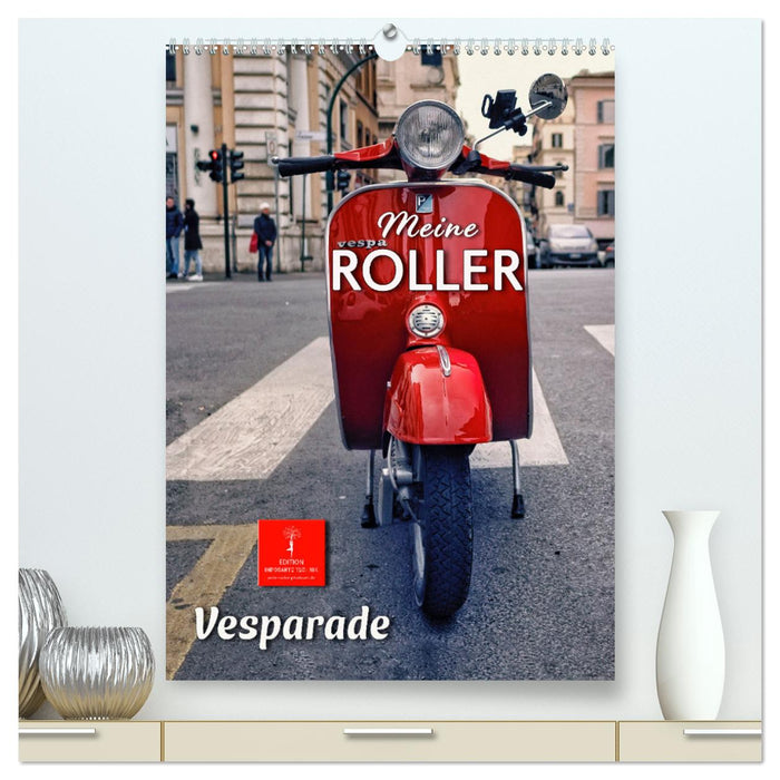 Meine Roller Vesparade (CALVENDO Premium Wandkalender 2024)