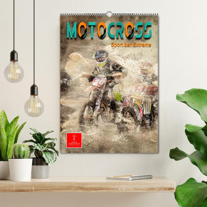 Motocross - Sport der Extreme (CALVENDO Wandkalender 2024)