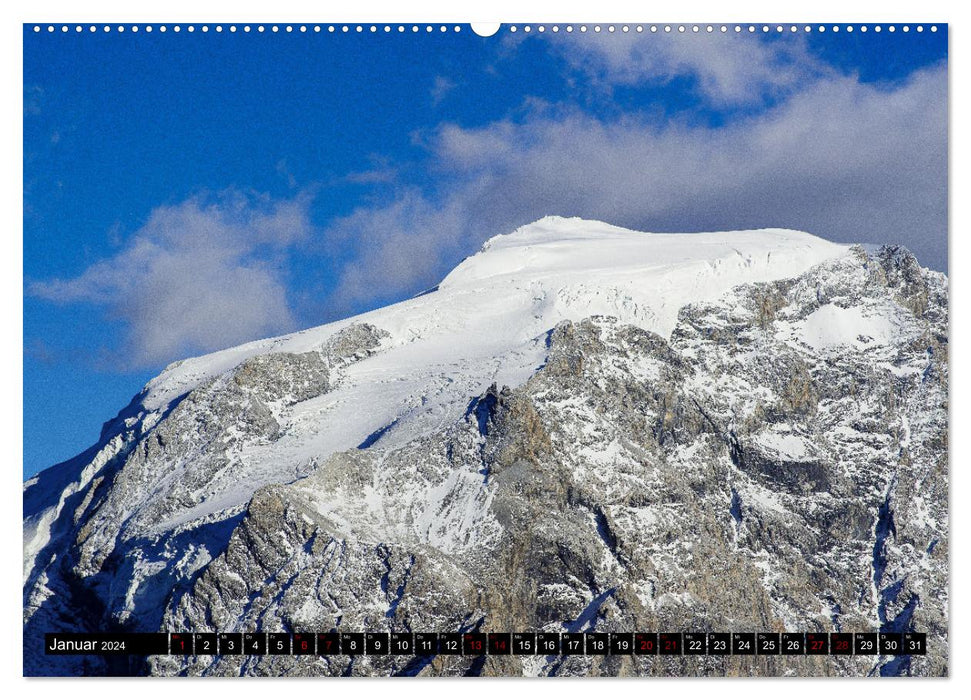 Vinschgau et Alpes d'Ortles (Calvendo Premium Calendrier mural 2024) 
