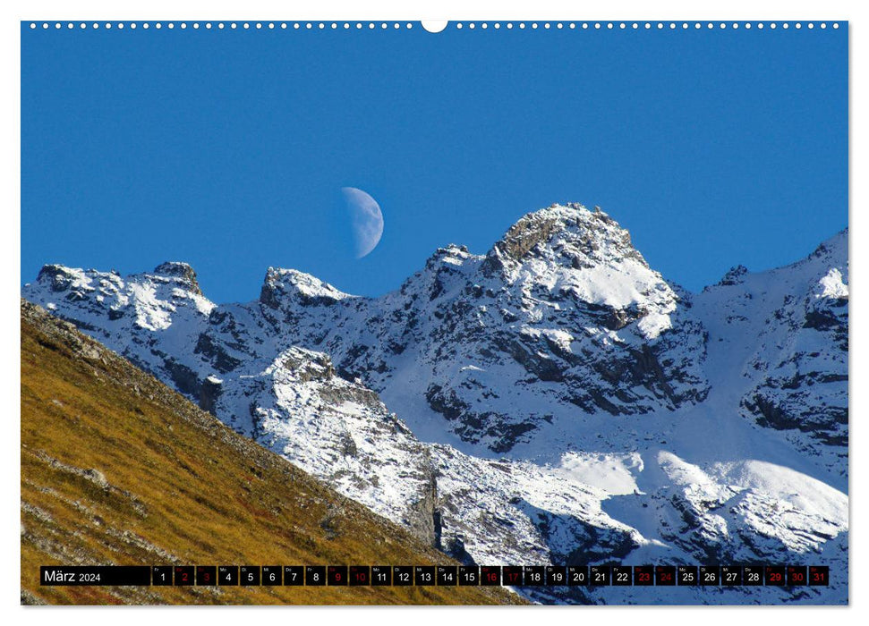 Vinschgau et Alpes d'Ortles (Calvendo Premium Calendrier mural 2024) 