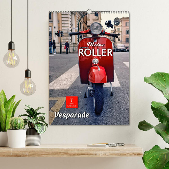 Meine Roller Vesparade (CALVENDO Wandkalender 2024)