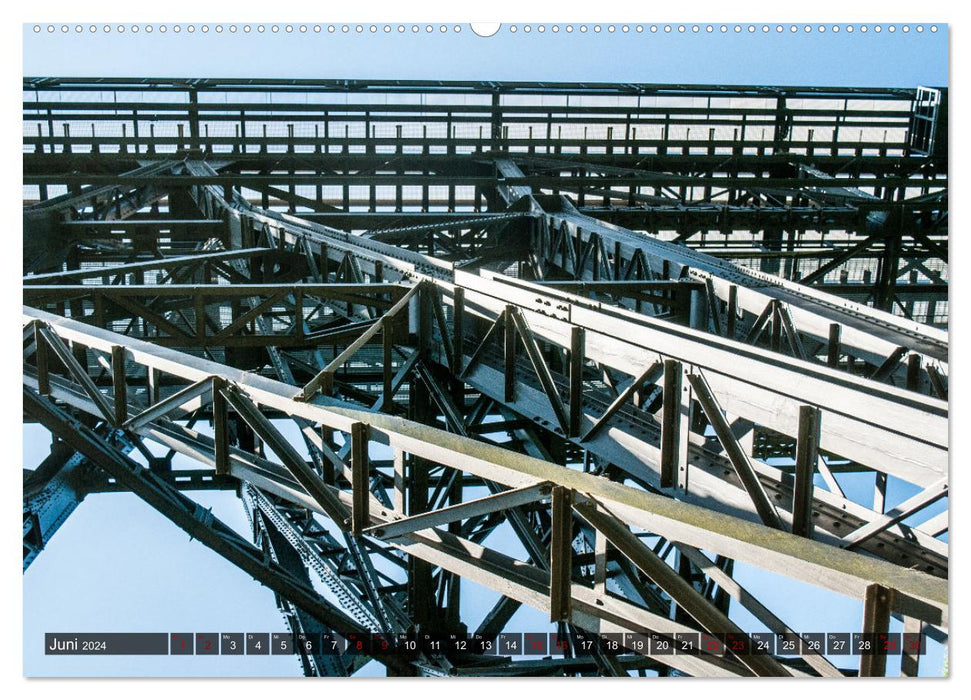 Müngsten Bridge - superlative steel construction (CALVENDO Premium Wall Calendar 2024) 