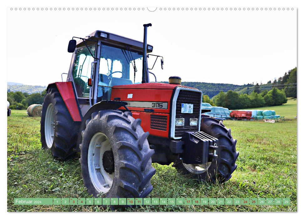 Inspirations de tracteurs jouets pour hommes (calendrier mural CALVENDO Premium 2024) 