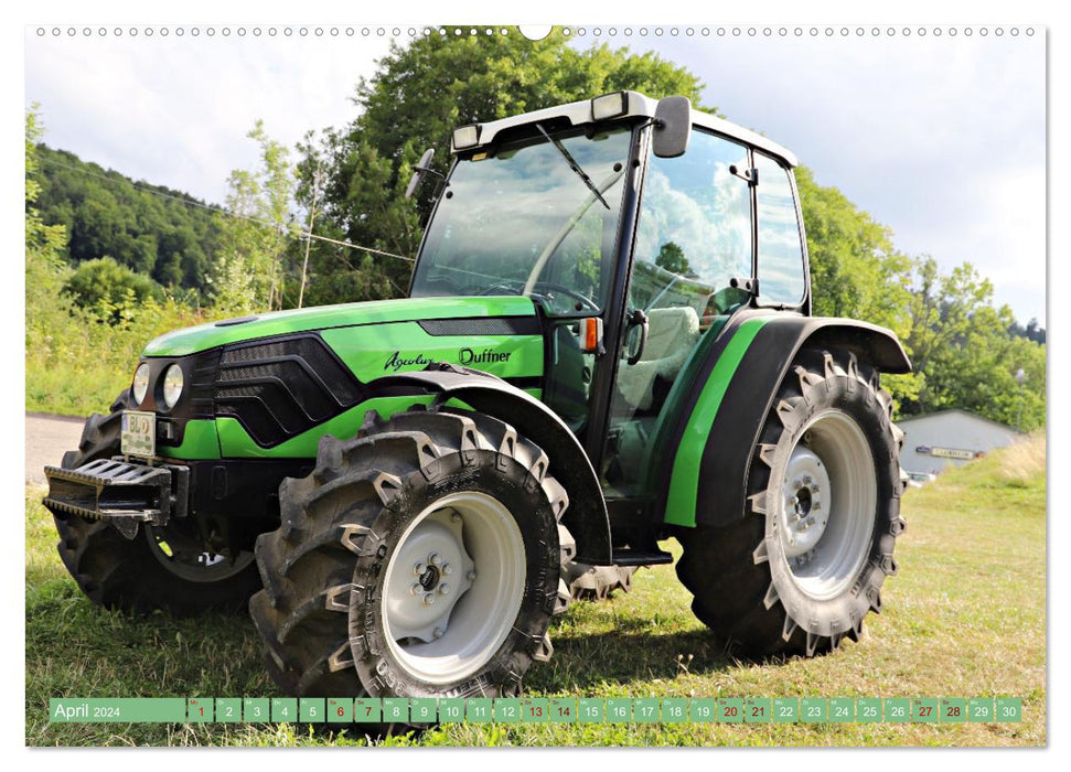 Men's Toy Tractor Inspirations (CALVENDO Premium Wall Calendar 2024) 