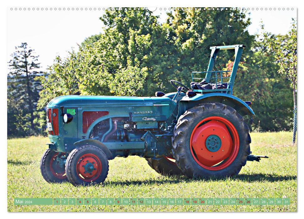 Inspirations de tracteurs jouets pour hommes (calendrier mural CALVENDO Premium 2024) 