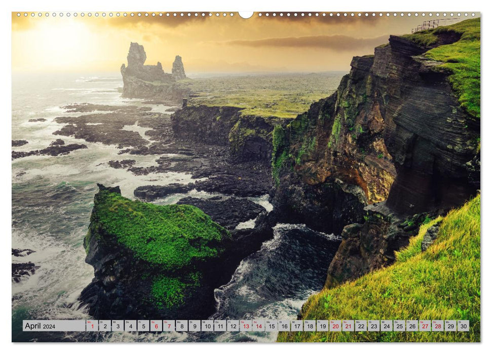 MAGISCH BUNTES ISLAND (CALVENDO Premium Wandkalender 2024)