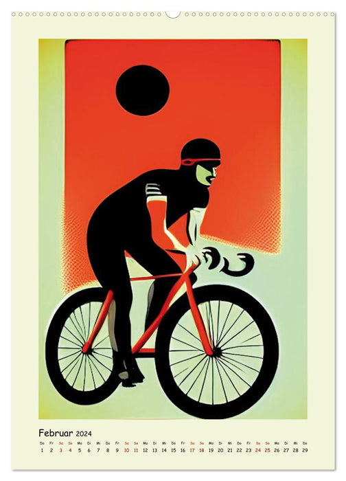 Cyclisme bien-aimé (Calendrier mural CALVENDO 2024) 