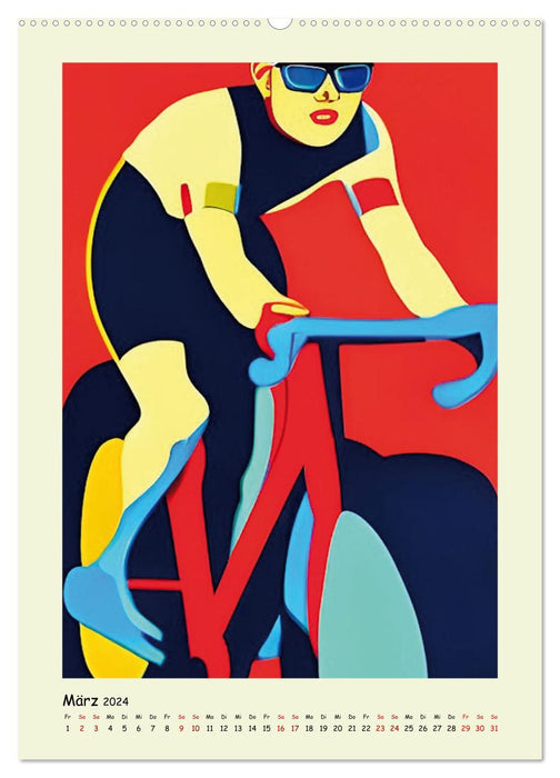Beloved cycling (CALVENDO wall calendar 2024) 