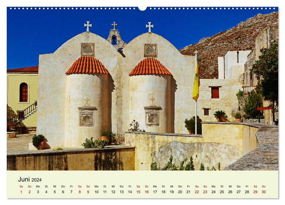 Kreta so vielseitig und wunderschön (CALVENDO Premium Wandkalender 2024)