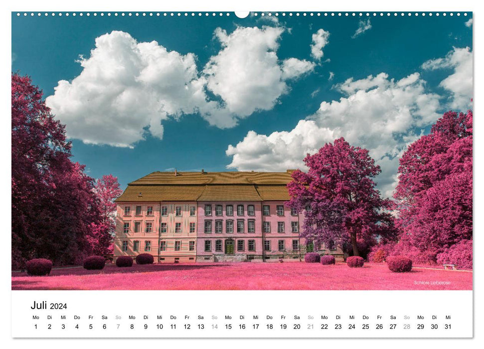 Lausitz through the infrared filter (CALVENDO Premium Wall Calendar 2024) 