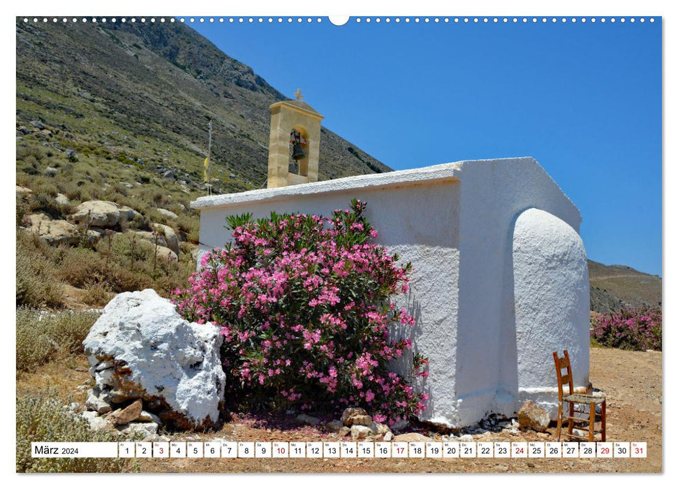 Kreta - Insel der Kapellen (CALVENDO Premium Wandkalender 2024)