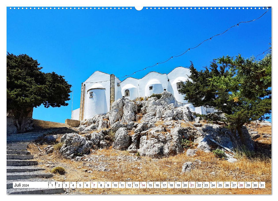 Crète - Île des Chapelles (Calvendo Premium Wall Calendar 2024) 