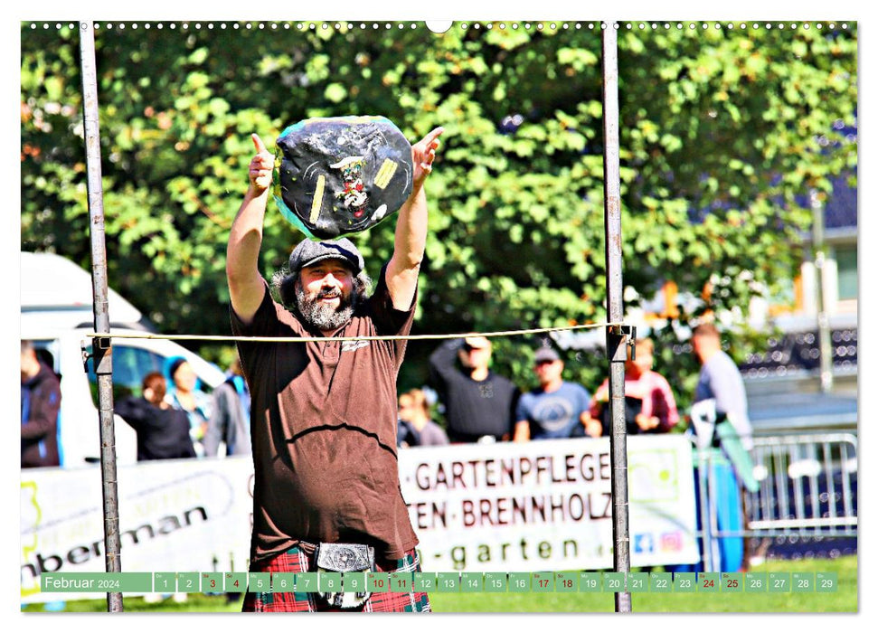 Traufgames Highlandgames in Albstadt - Pfeffingen (CALVENDO Wandkalender 2024)