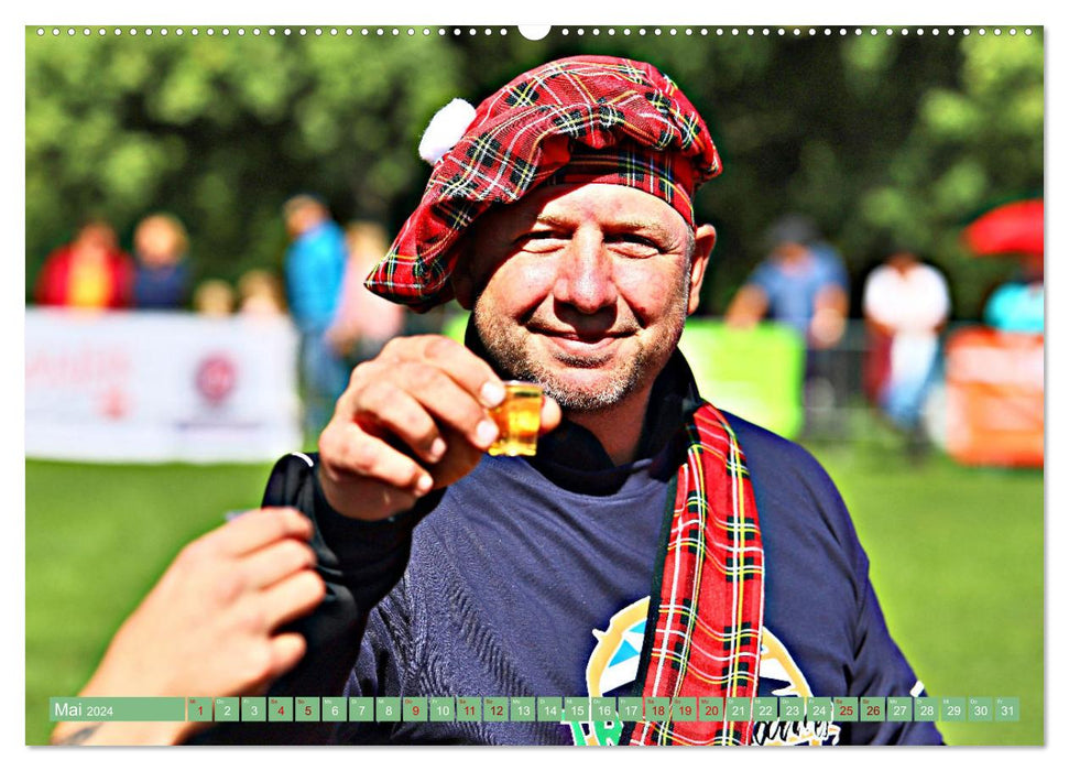 Traufgames Highlandgames in Albstadt - Pfeffingen (CALVENDO Wandkalender 2024)