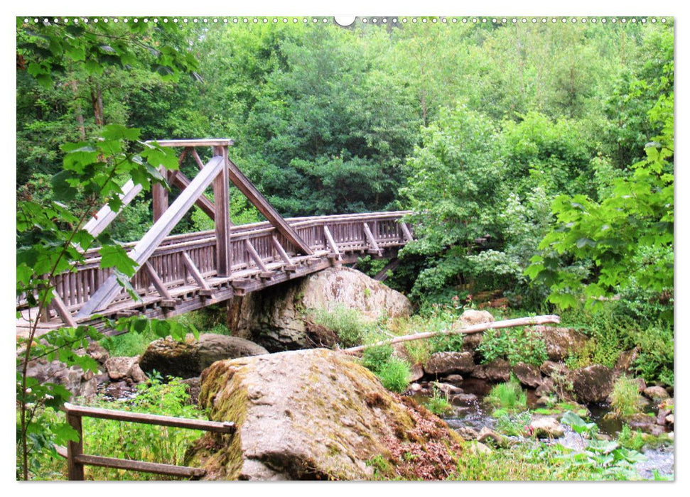 Frankenwald - Wandern in Oberfranken und Thüringen (CALVENDO Wandkalender 2024)