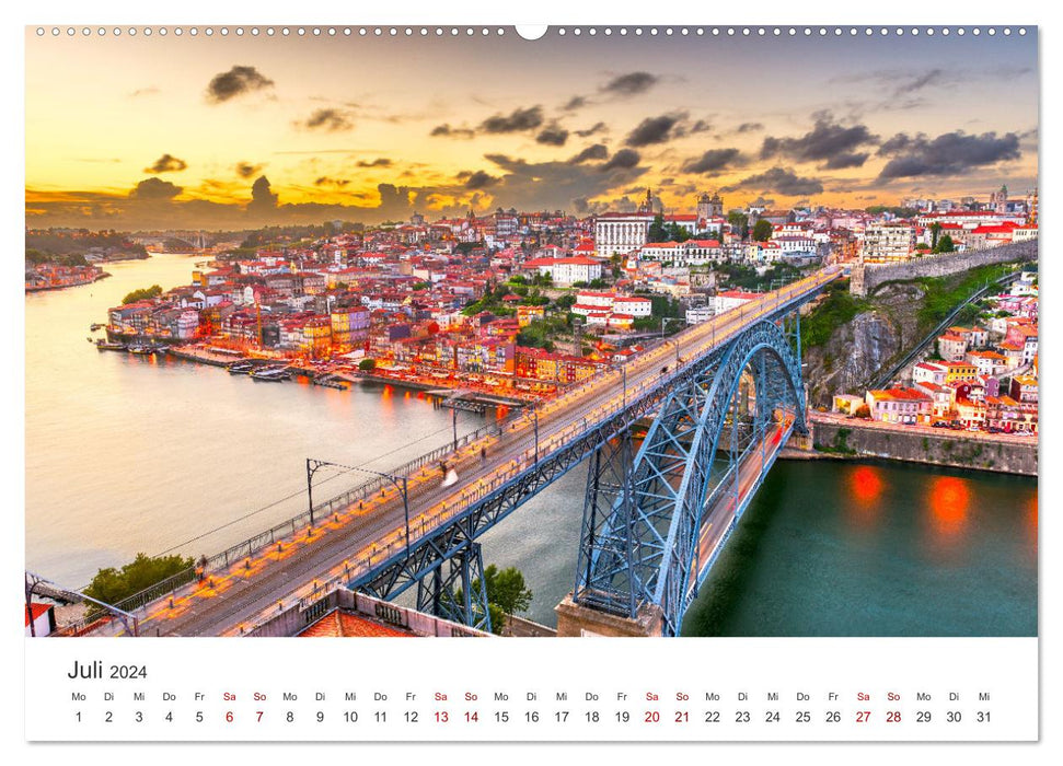Porto - Eine Liebeserklärung (CALVENDO Premium Wandkalender 2024)