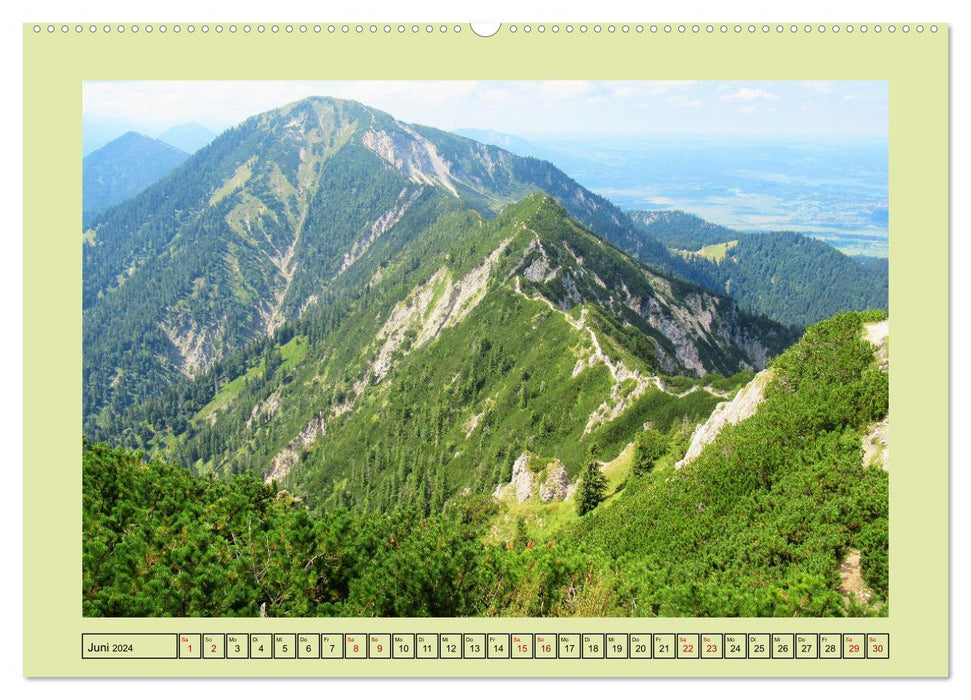 Bergwandern in den Alpen - vom Tal bis zum Gipfel (CALVENDO Premium Wandkalender 2024)
