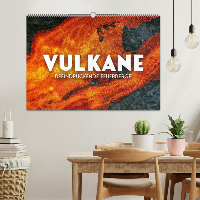 Vulkane - Beeindruckende Feuerberge (CALVENDO Wandkalender 2024)