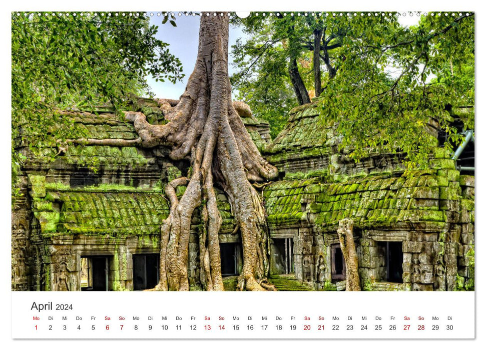 Kambodscha - Das Land der Tempel. (CALVENDO Wandkalender 2024)