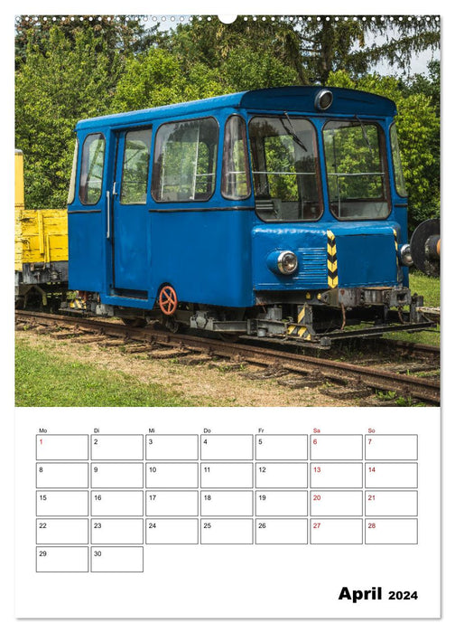 Klein- und Privatbahn Museum Gramzow (CALVENDO Premium Wandkalender 2024)