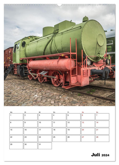 Klein- und Privatbahn Museum Gramzow (CALVENDO Premium Wandkalender 2024)