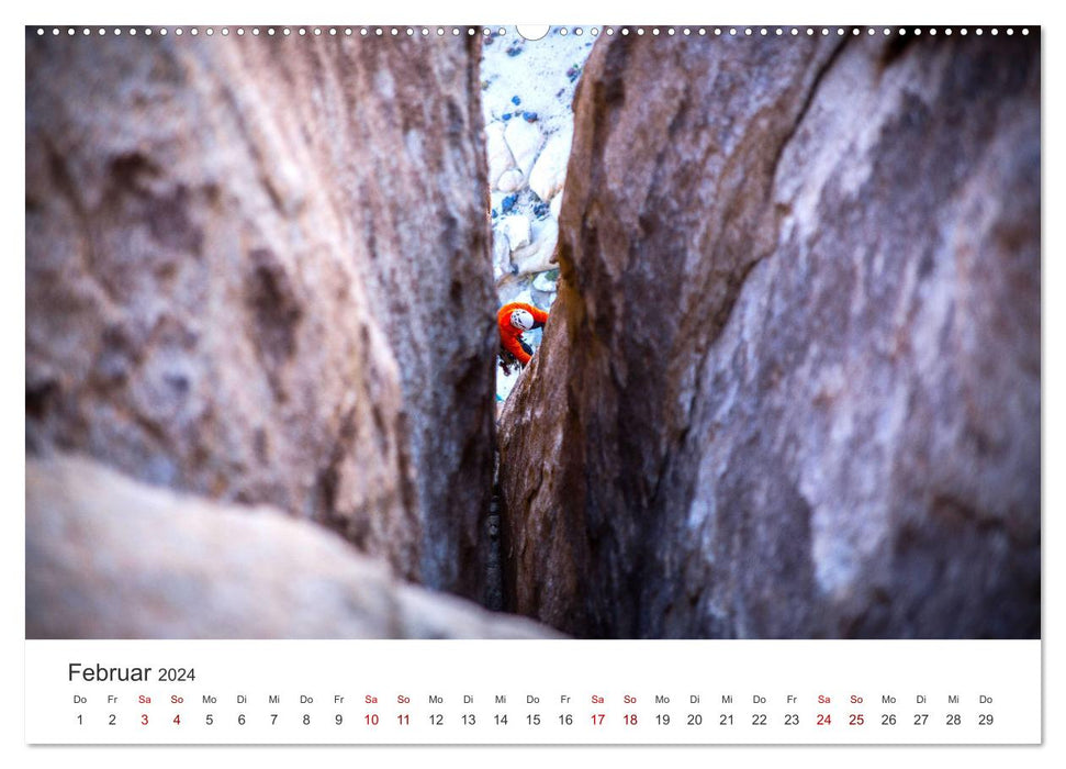 Klettern - Immer weiter hoch hinauf (CALVENDO Premium Wandkalender 2024)