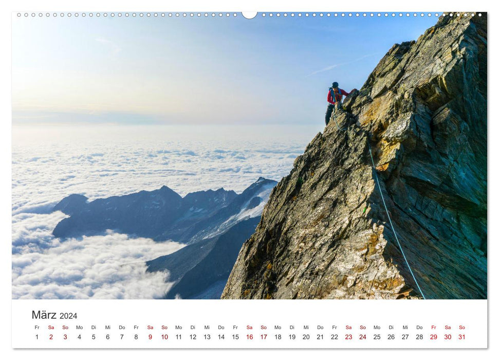 Escalade - Toujours plus haut (Calendrier mural CALVENDO Premium 2024) 